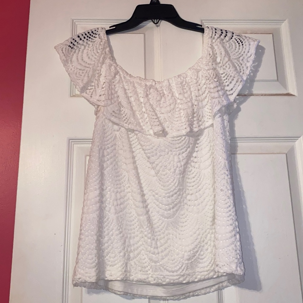 Lilly Pulitzer Off the Shoulder Top